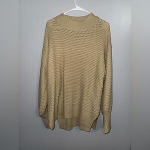 Cozy Beige Knit Sweater